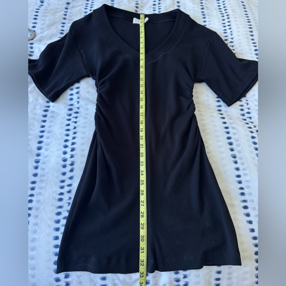 L'Academie Abriana Cotton T Shirt Dress in Black - Size S - Picture 14 of 14